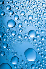 blue water drops background