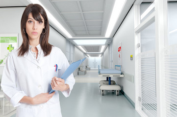 Nurse at the hospital