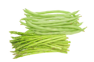 Fresh French Beans And Asparagus