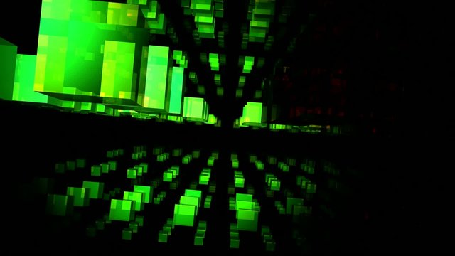 Fly through the mosaic