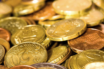 Euro coins