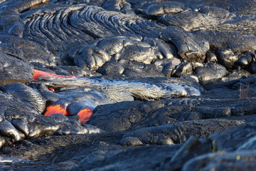 Lava flow on Big Island, Hawaii