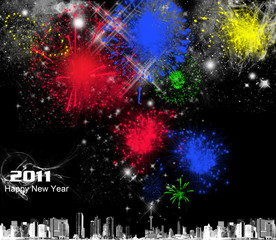 2011 happy new year poster