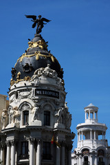 Fototapeta na wymiar palazzo storico a madrid