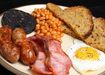 Full English Fried Breakfast