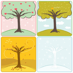 Four season trees