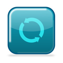 Button Refresh aqua