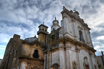 Fototapeta premium Historical churches. Gioia del Colle. Apulia.