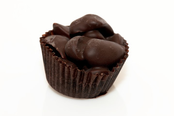 mandorle al cioccolato fondente- almonds and chocolate