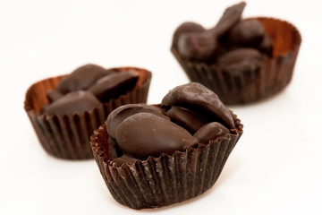 mandorle al cioccolato fondente- almonds and chocolate