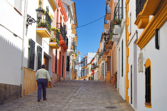 Fototapeta Spanish Village Streets - Ronda
