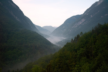 Morning in the alps