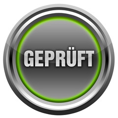 Geprüft Button