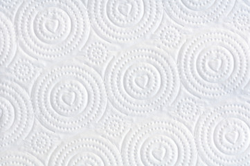 Texture of white tissue paper