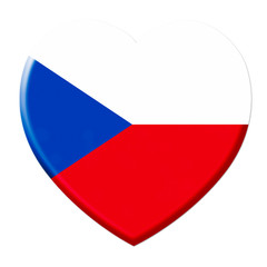 herz tschechien fahne fla