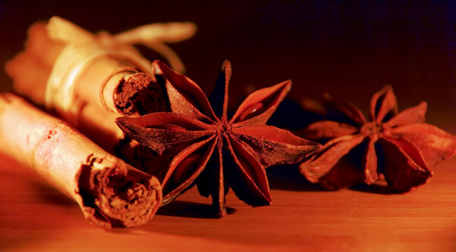 Zimtstange und Anisstern - cinnamon stick and star from anis 19