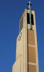 Ein Kirchturm in Charlottenburg