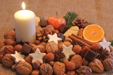Süßigkeiten zu Weihnachten