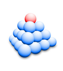 3d illustration of balls