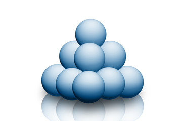3d illustration of balls