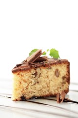 Chocolate glazed cake