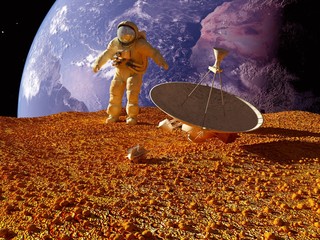The astronaut