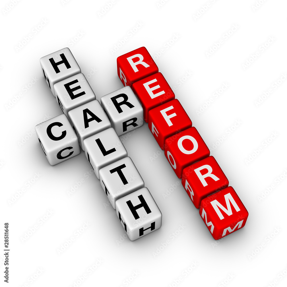 Wall mural healthcare reform