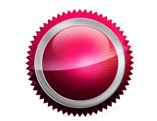 button glossy icon red stern