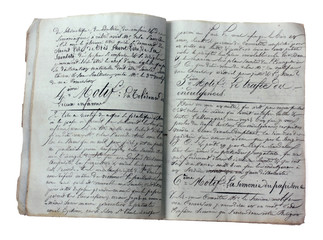 Manuscrit (fin 19eme siècle)