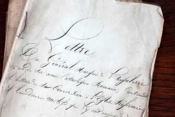 Manuscrit (fin 19eme siècle)