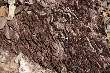 Red Argillite, sedimentary rock - Taken in Crete Island