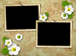 frames on the old wall