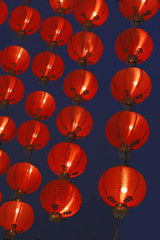 Obraz premium Red Chinese Lanterns