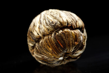 green tea with flower