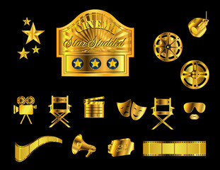 Cinema icons, Gold