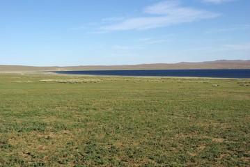 Fototapeta na wymiar Lac, Mongolie