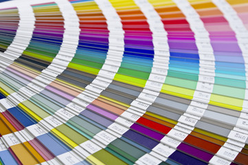 Pantone sample colors catalogue