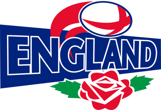 rugby ball england enbglish rose