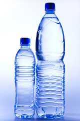 Water bottle background