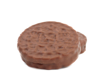 cookies with chocolate glaze