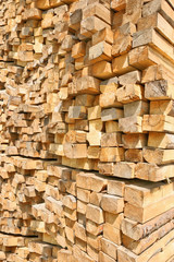 Background of wooden logs