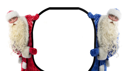 Santa Claus is looking