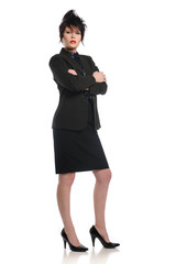 Businesswoman with crossed arms