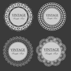 vintage lace frames