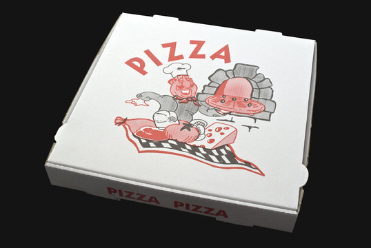 Pizzakarton für Pizza aus dem Pizzaofen