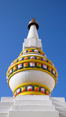 White pagoda in Mongolia