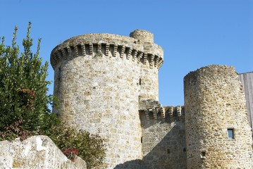 Fototapeta na wymiar Chateau de la Madeleine, Chevreuse