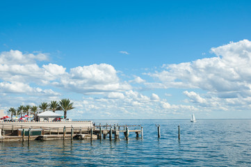 dock and ocean view  Florida