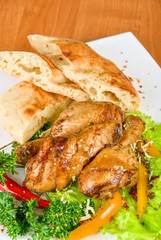 roasted chicken drumstick