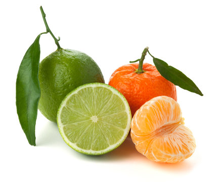 Limes and tangerines